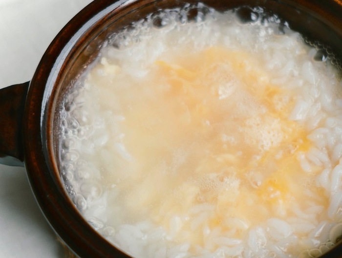 調味料なしでもおいしい 基本の卵雑炊