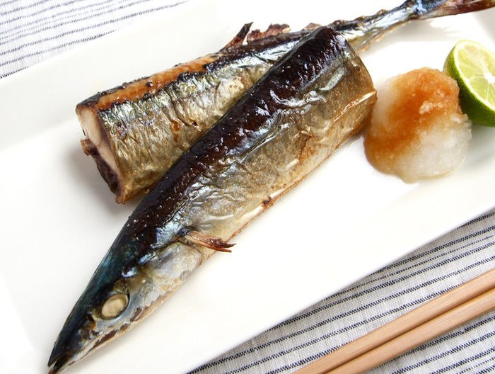 グリルで簡単 さんまの塩焼き