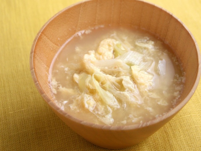 ねぎと卵のみそ汁