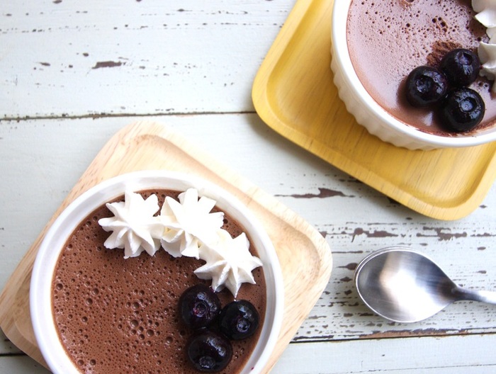 豆腐と豆乳のココアババロア