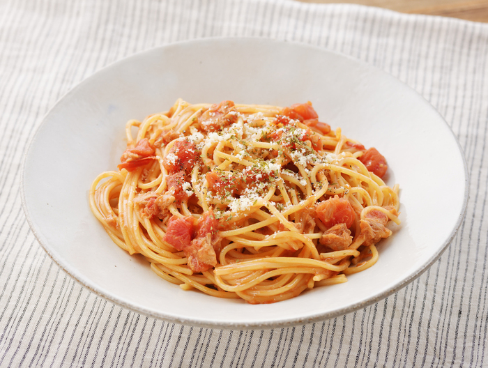 フライパン１枚でできるワンポットパスタ