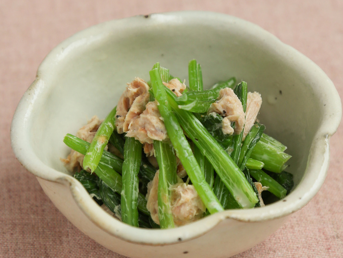 小松菜とツナの和風サラダ