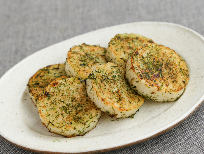 長いもの青海苔バター焼き