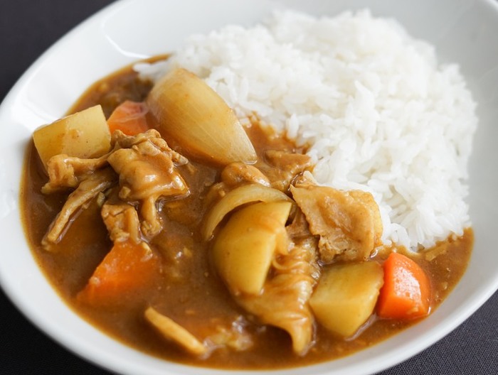 塩分控えめ　カレーライス