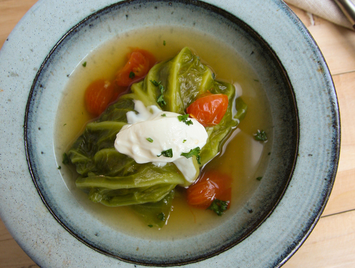 消化にやさしい ロールキャベツ