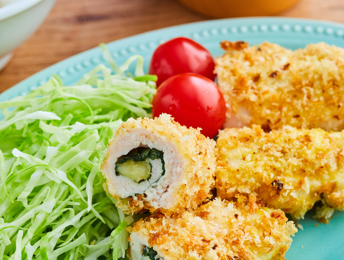 揚げない 青じそとチーズのチキンカツ