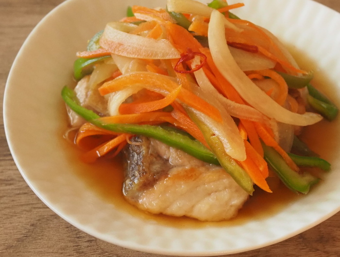 鮭と野菜の南蛮漬け