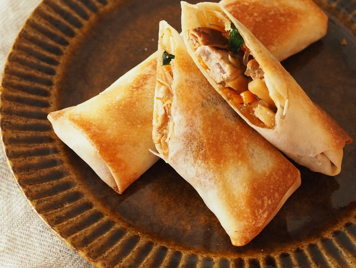 トースターで 揚げない春巻き