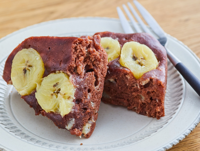 米粉のバナナ蒸しパン
