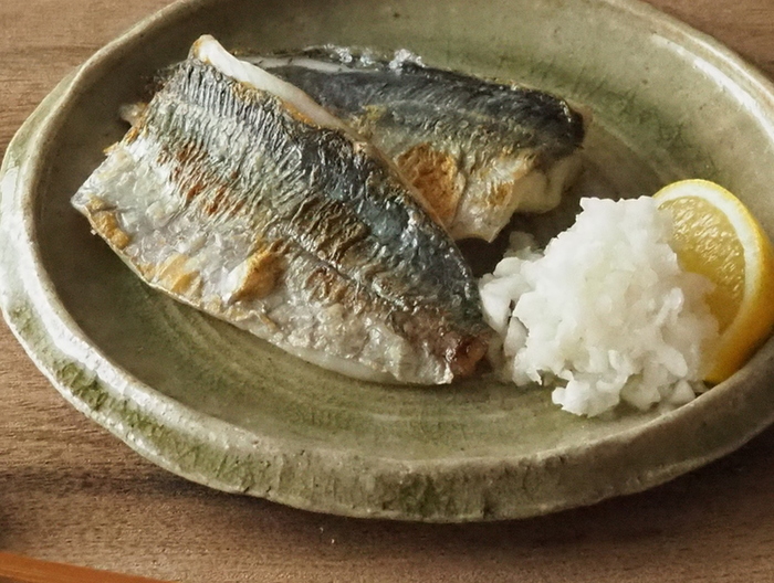 あじの塩焼き