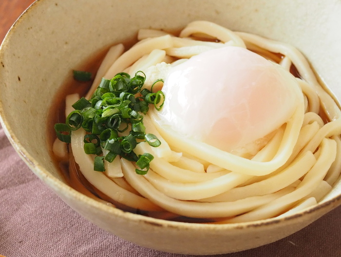 温玉かけうどん