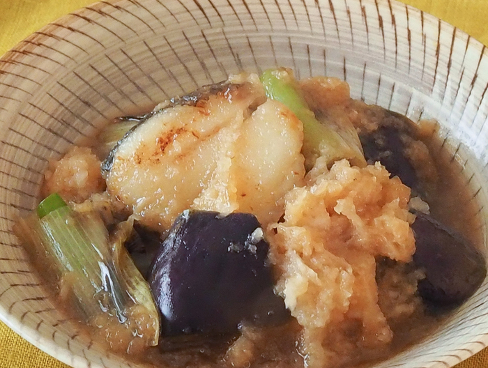 たらとなすのみぞれ煮