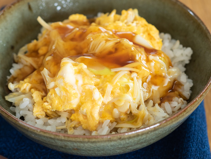 ふわふわ玉子のあんかけ丼