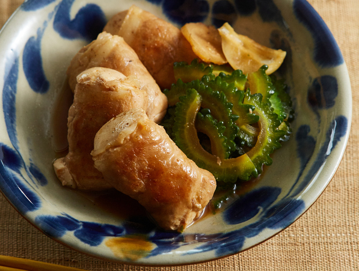 ラフテー風肉巻き豆腐