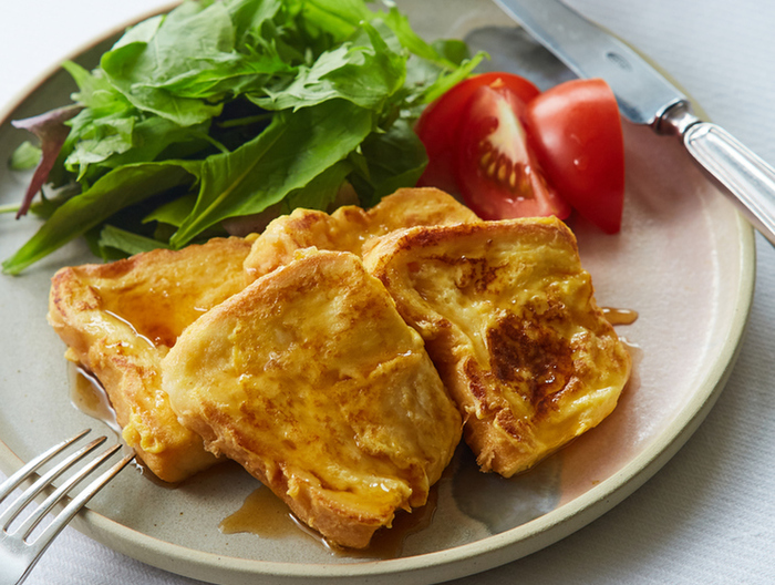 朝食に ミルクフレンチトースト