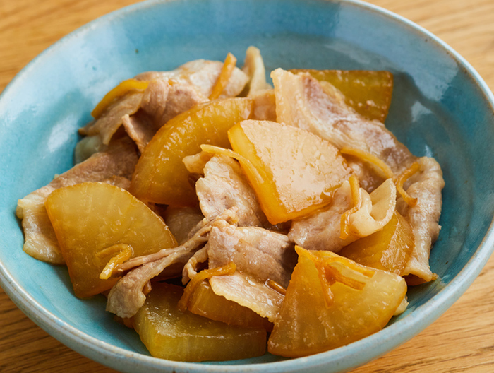 しょうが香る 豚バラと大根の炒め煮