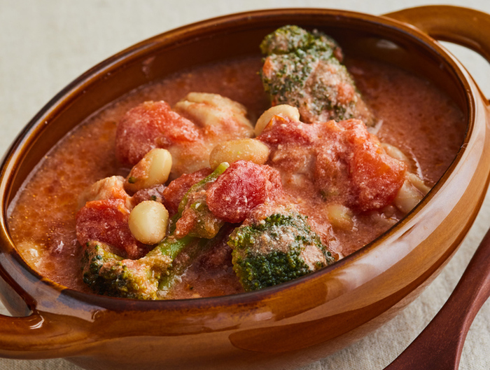 電子レンジで 鶏肉のトマトヨーグルト煮込み
