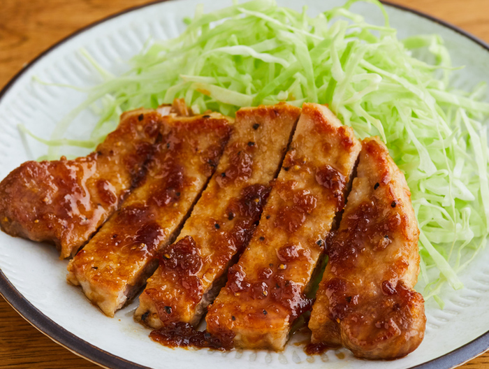 脂質を抑えたトンテキ