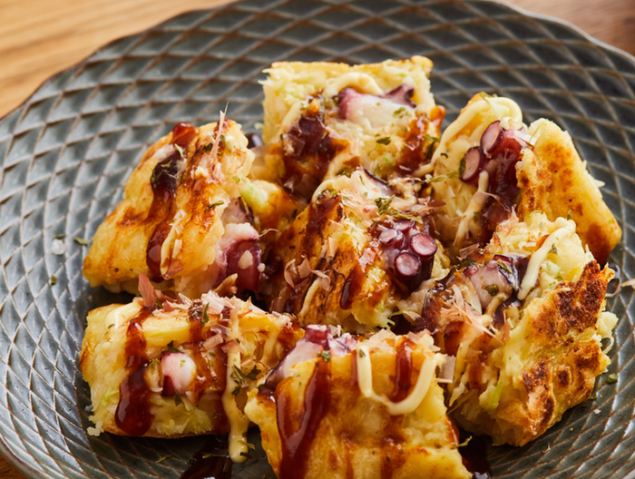 フライパンで作れる お手軽たこ焼き