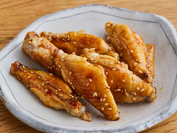 止まらない 鶏手羽中の甘辛焼き