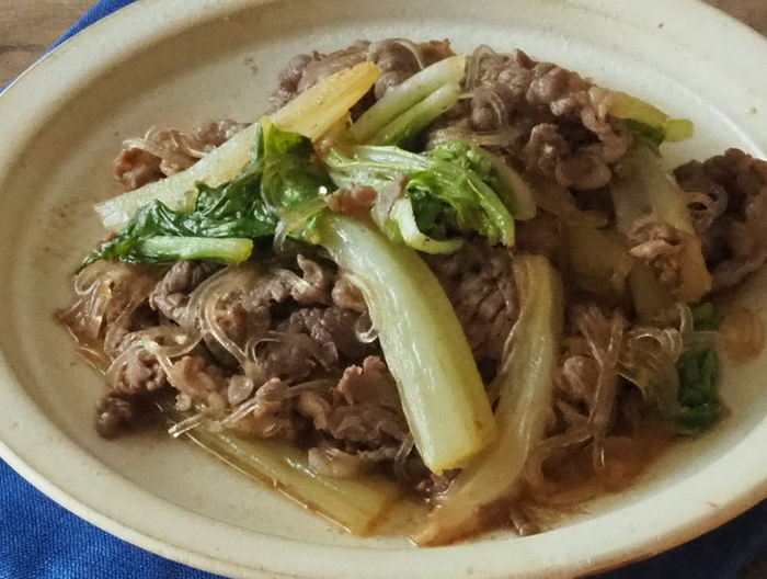 牛肉のチャプチェ風炒め