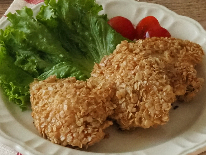 オートミールでクリスピーチキン