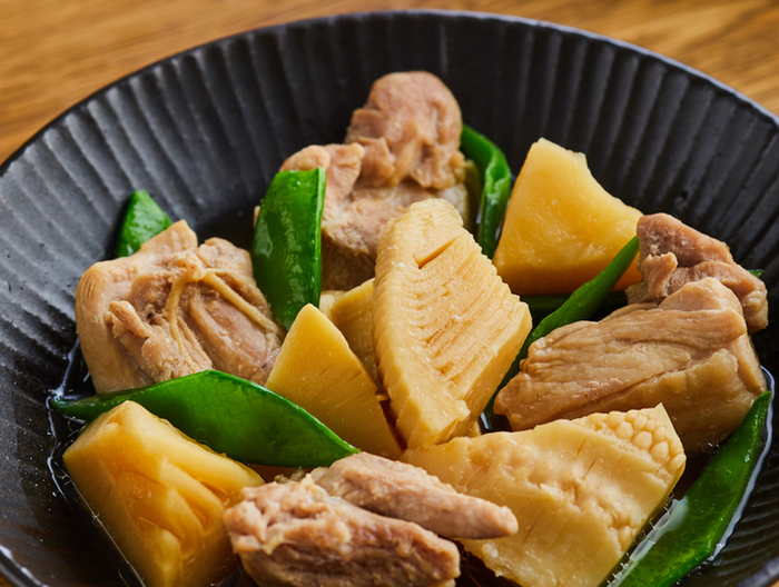 鶏もも肉とたけのこのしょうゆ煮