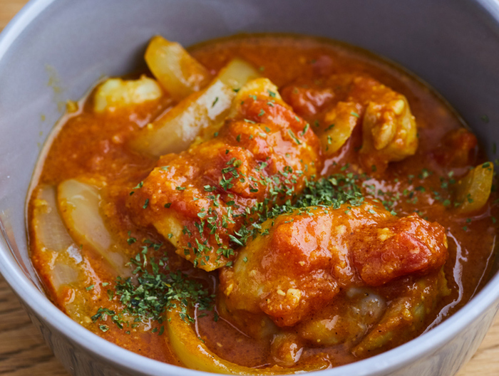たんぱく質を控えた バターチキンカレー