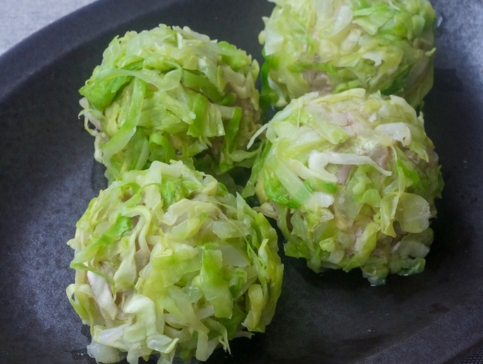 家に残ったキャベツでシュウマイ