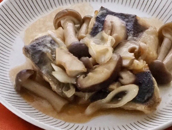 さわらときのこのとろみ炒め