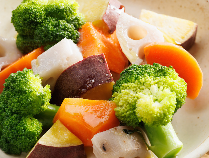 フライパンでホットサラダ