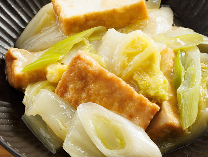やさしい味わい 厚揚げと白菜のとろとろ煮