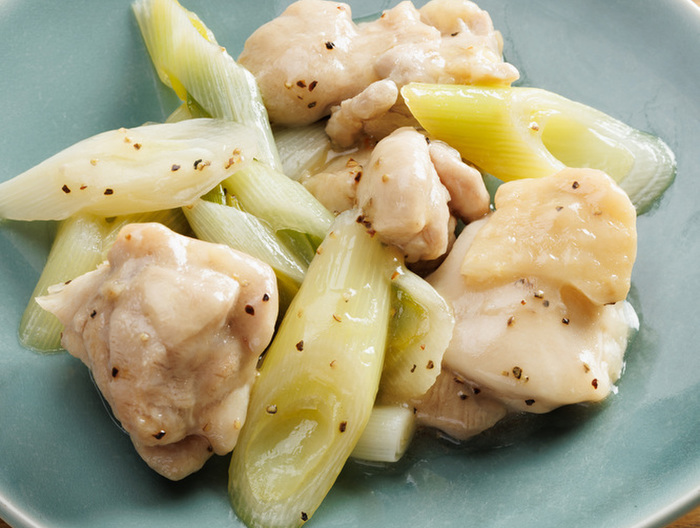 電子レンジで 鶏肉のレモン塩だれ