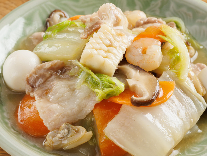 電子レンジで作る 八宝菜