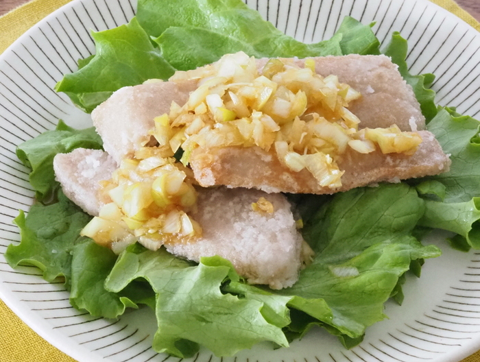 まぐろの油淋鶏風