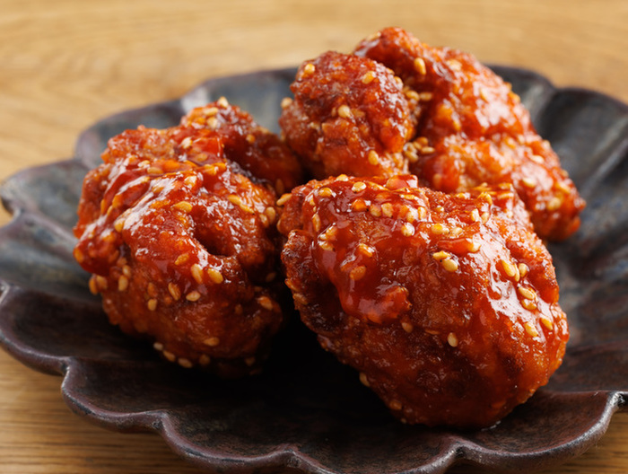 冷凍唐揚げでヤンニョムチキン