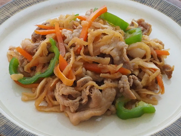 切り干し大根でチャプチェ風炒め