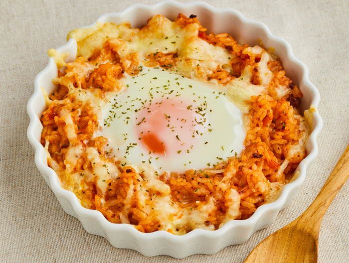 パスタソースでミラノ風ドリア