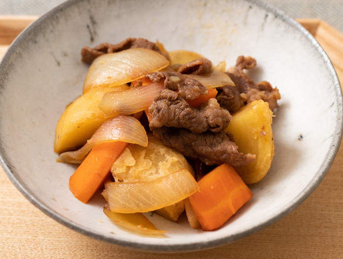 酢でさっぱり 肉じゃが