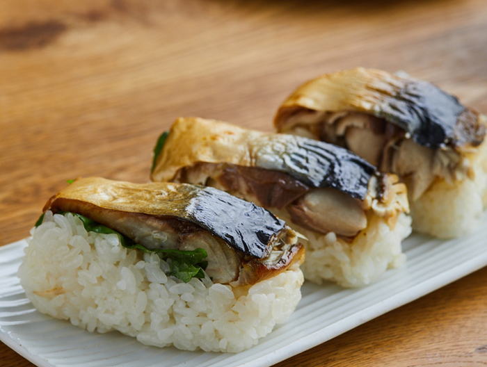 塩さばで作る 焼きさば寿司