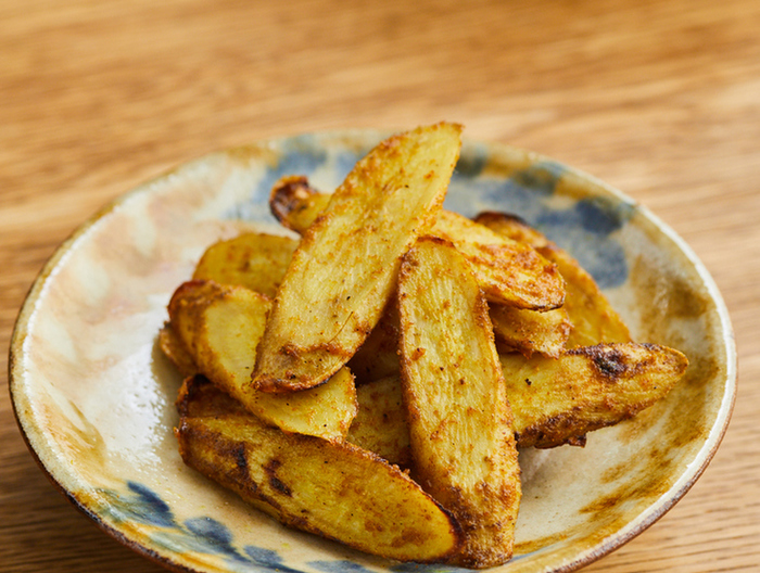 焼きごぼうのカレーマヨ