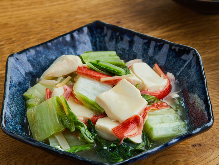 しょうが香る 白菜と豆腐の中華うま煮