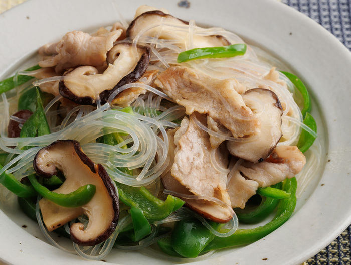 豚肉と春雨の中華炒め