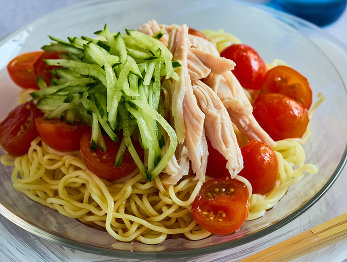 特製トマトだれの冷やし中華