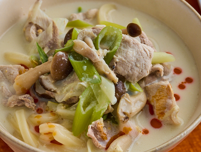 豆乳ごまみそうどん