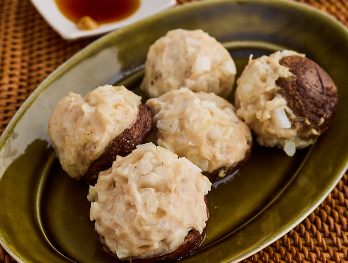 レンジで簡単 しいたけ焼売