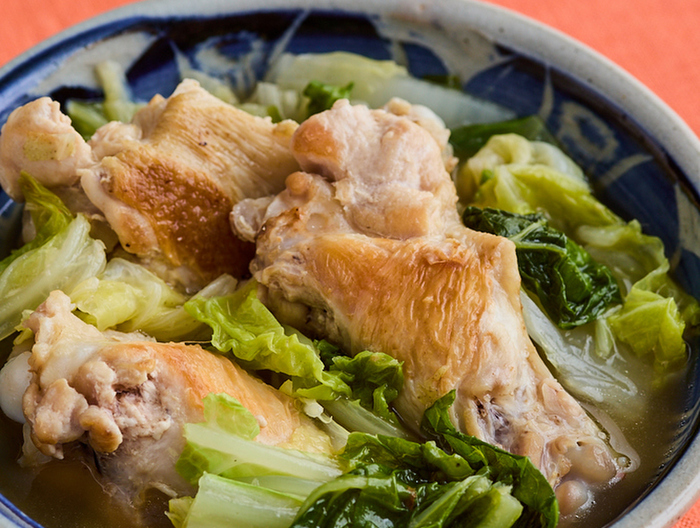 鶏手羽元と白菜のスープ煮