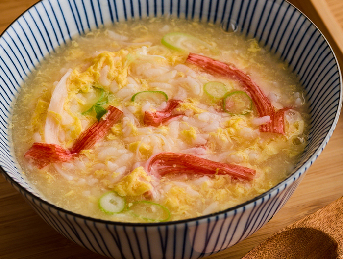 パックご飯で即席雑炊