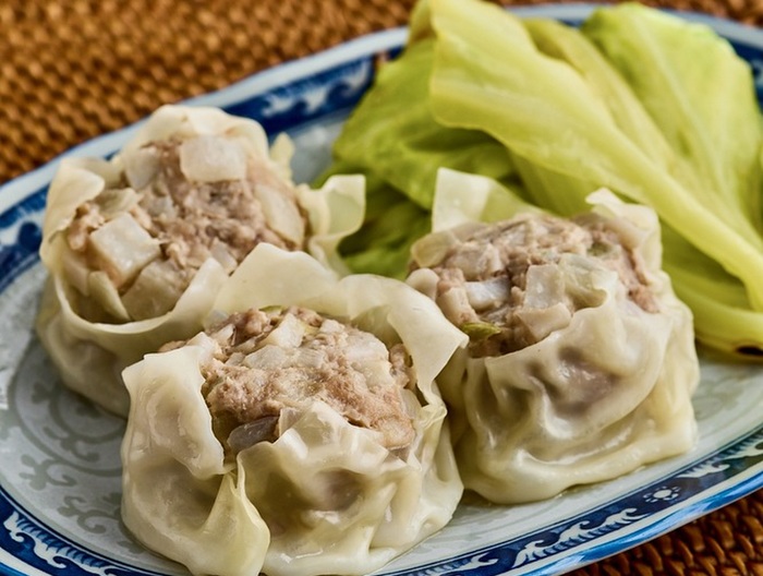 フライパンでれんこんシュウマイ