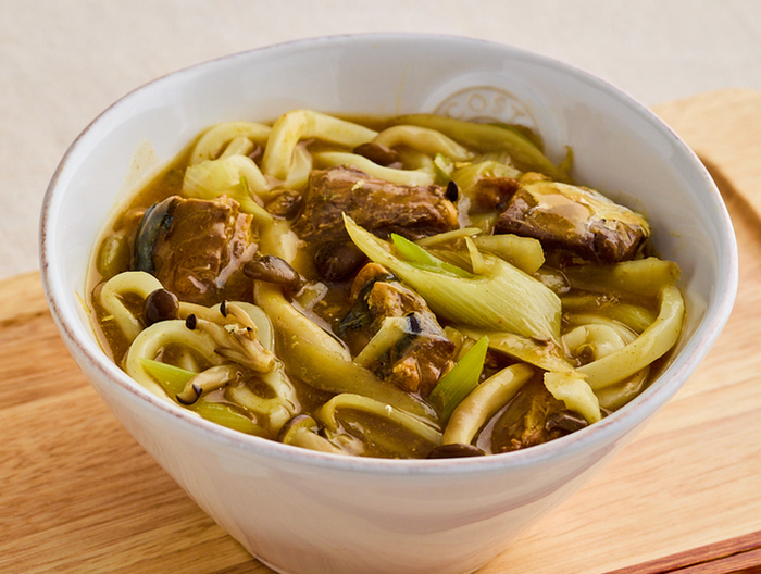 さば缶で カレーうどん